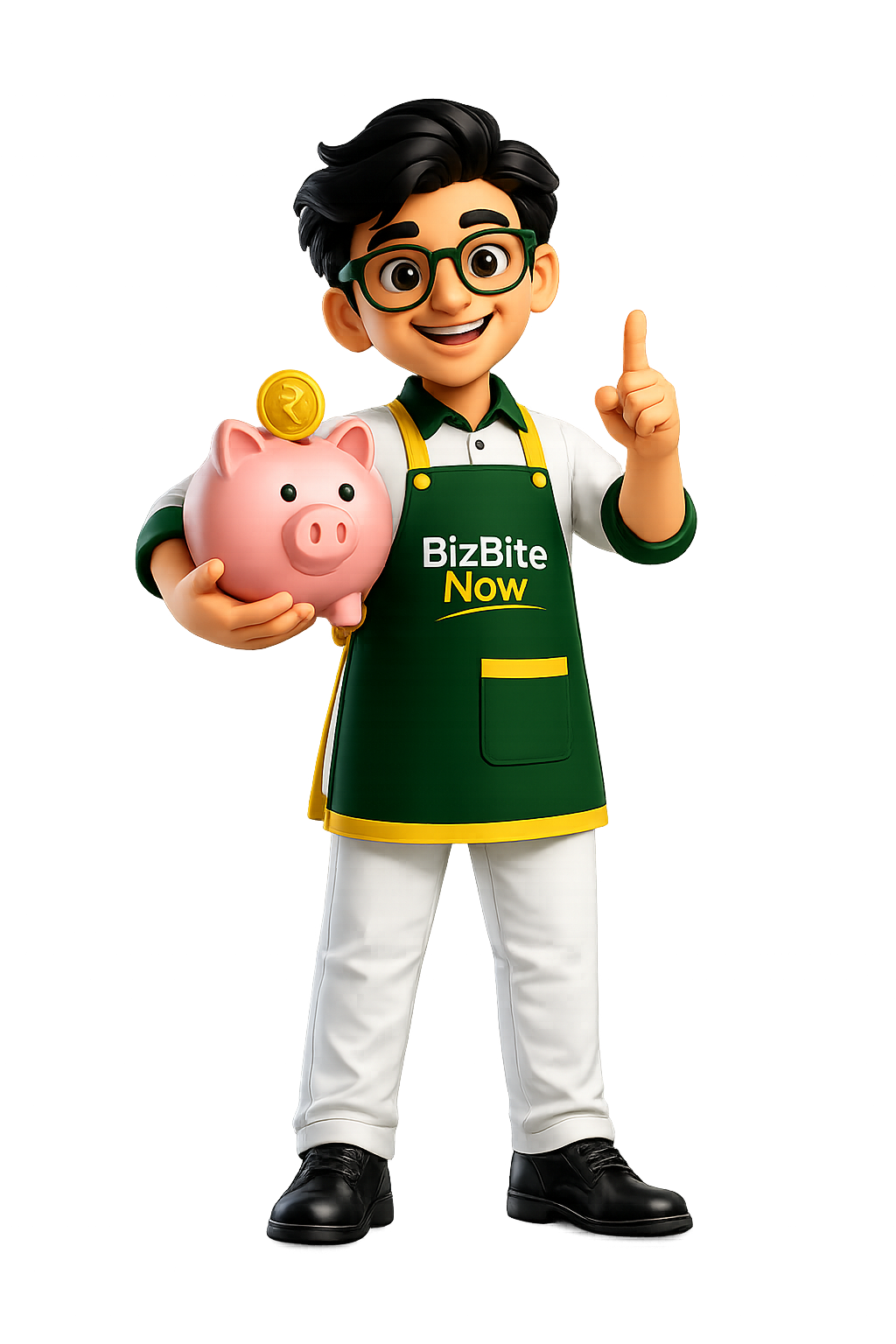 BizBiteNow Mascot Watermark